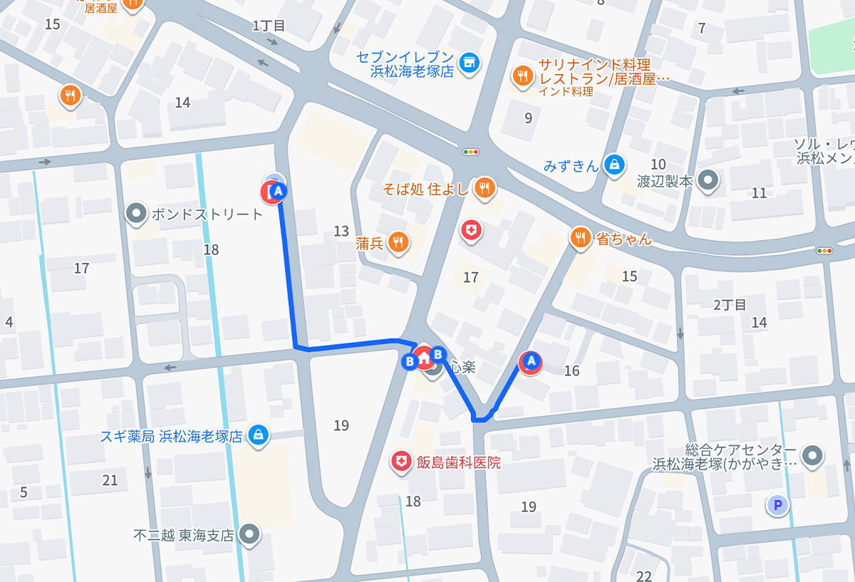 アクセスマップ